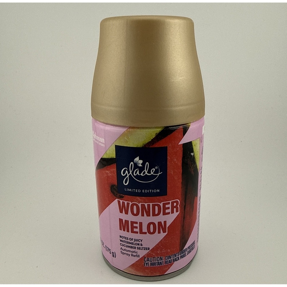 Glade Automatic Spray Refill Wonder Melon Limited Ed Scent Air Freshener 6.2oz D